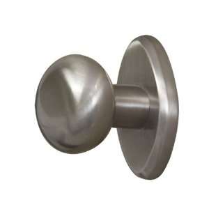  1 1/2 Solid Brass Ball Knob with 2 1/2 Oval Base Plate 