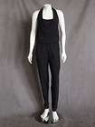   Black Halter Knit Jumpsuit Size S ~ NEW from bit+piece boutique in NYC