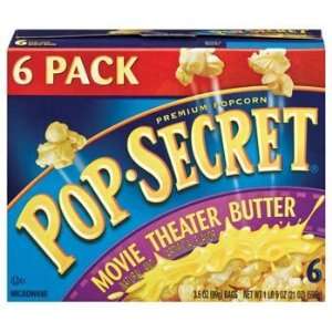 Pop Secret Movie Theater Butter Popcorn Grocery & Gourmet Food