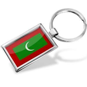  Keychain Maldives Flag   Hand Made, Key chain ring 