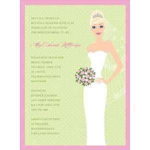  Blushing Bride Blonde Bridal Shower Invitation