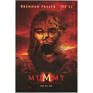 Mummy 3 Tomb of the Dragon Emperor Advance Movie Poster Single Sided 