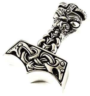   STERLING 925 SILVER BIG PENDANT VIKING NORSE WARRIOR JEWELRY  