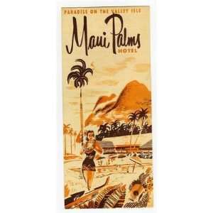   Hotel Brochure Hawaii 1950s Paradise on the Valley Isle Everything