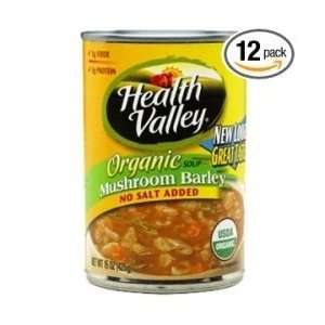  Health Valley, Soup Mushrm Barley Ns Org, 15 OZ (Pack of 6 