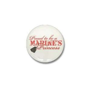  Marines Princess Military Mini Button by  Patio 