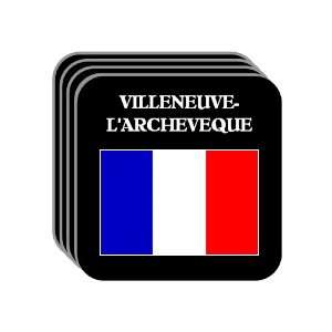 France   VILLENEUVE LARCHEVEQUE Set of 4 Mini Mousepad Coasters