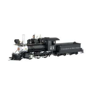 Narrow Gauge 2 6 0 Steam Locomotive and Tender Colorado and Southern 