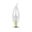 Feit Electric NEW 60W Flame Tip Chandelier Bulbs   Candelabra Base