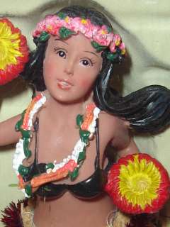 Hawaii Hula Woman Car Dashboard Doll Dancer New  