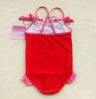 Minnie Mouse One Piece Girls Baby Swimsuit Swimwear Bathing Suit 