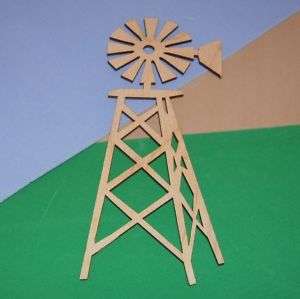 Windmill Unfinished Wood Shapes Cut Outs 1W5808D  