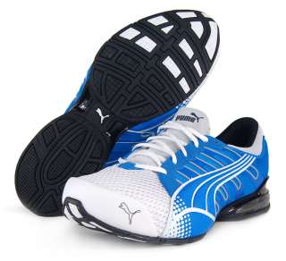 Puma Voltaic 3 Sz 11.5 Mens Running Shoes White/Blue Aster 