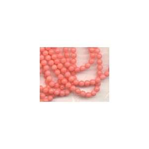  4mm Pink Coral Round Beads Arts, Crafts & Sewing