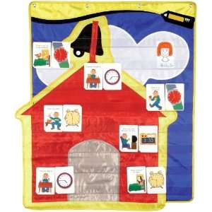   Smart School House Pocket Chart   39 x 33 Inches
