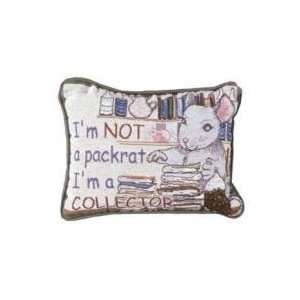  Set of 2 Pack Rat Decorative Throw Pillows 9 x 12 