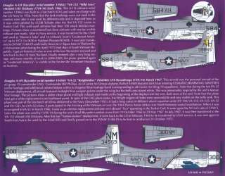 Zotz Decals 1/32 DOUGLAS A 1H SKYRAIDER U.S. Navy Skyraiders at War 