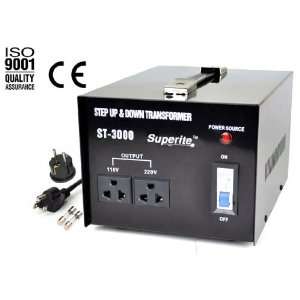   Converter Transformer Step Up/Down   AC 110/220 volt for Worldwide Use