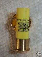 Winchester Hat Tac Pin   Yellow Super X 1 Shell NEW  