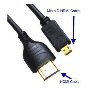  HDMI A Male to HDMI MICRO D AV Cable, 0.8M Electronics