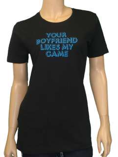 Nike Womens Your Boyfriend Likes My Game T Shirt L  
