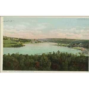    Reprint Hancock and Houghton MI   Portage Lake