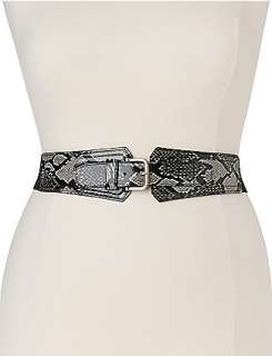   product,entityNameFaux snake stretch belt by Lane Bryant