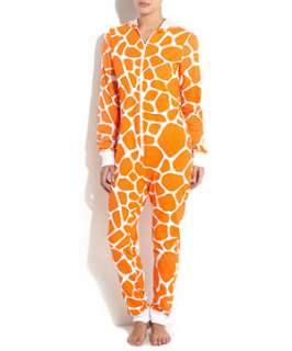   Giraffe Patterned Light Weight Jersey Jumpsuit  252322380  New Look