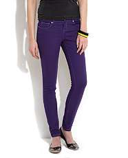 Purple (Purple) Purple Overdyed Skinny Jeans  252310950  New Look