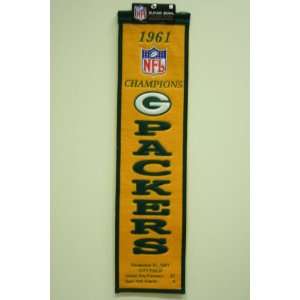  1961 Green Bay packers NFL Champions Heritage Banner
