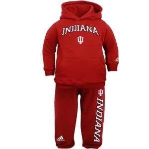   Infant Crimson Pullover Hoody and Sweatpants Set
