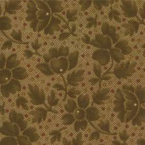 Wrapped in Paisley   Large Flowers on Brown #9294 16  