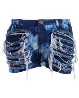 Horace Ripped Denim Shorts   Wok Store   farfetch 