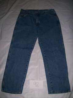 Mens Rustler Blue Jeans 38 30 Lot #011292  