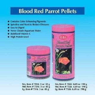    OSI Marine Lab Blood Red Parrot Pellets Fish Food 3oz