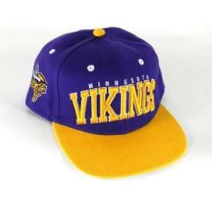   Minnesota Vikings NFL 2 Tone Flatbill Snapback Hat