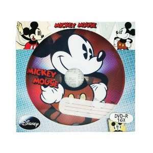  Classic Mickey Images DVD R 16X 4.7GB Blank Media Discs in 