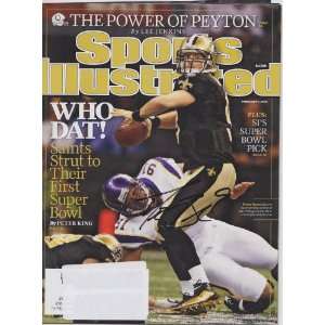  autographed Sports Illustrated New Orleans Saints