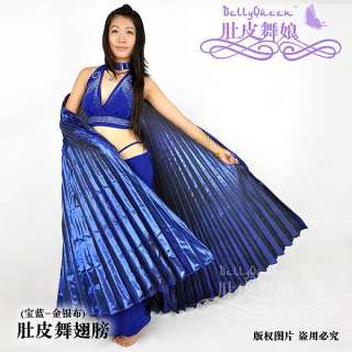 HOT beautiful Belly Dance Costume Isis Wings 7 colours black 