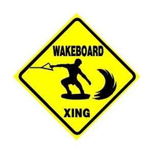  WAKEBOARD CROSSING boat ski novelty NEW sign