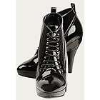   Prorsum Black Patent Leather Shoes Boots Bootie Booties Heels 37 6 36