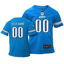 Toddler Nike Detroit Lions Customized Game Team Color Jersey (2T 4T 