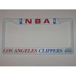 LOS ANGELES CLIPPERS Team Logo Plastic LICENSE PLATE FRAME 