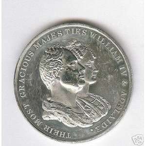  GREAT BRITAIN WILLIAM IV AND QUEEN ADELAIDE MEDAL 