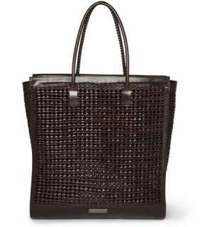  Accessories  Bags  Totes  Woven Leather Tote