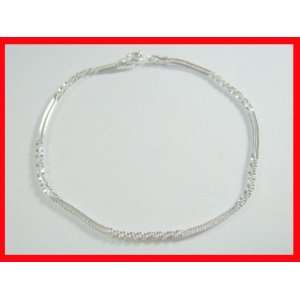  Unique Designer Style Bracelet Solid S/Silver #3714 Arts 