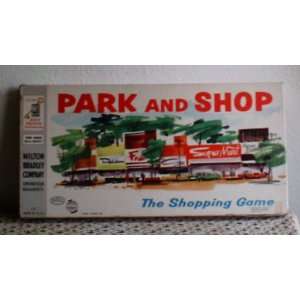    Vintage Park and Shop Game 1960 Milton Bradley 