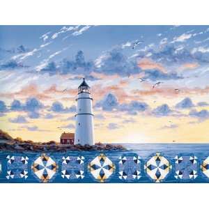   Quiltscape 500pc Jigsaw Puzzle by Rebecca Barker Toys & Games