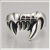 Cool 316L Stainless Steel Teeth Ring L030  