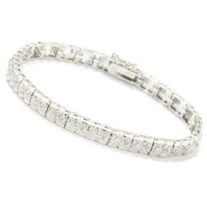  Sterling Silver 7.25 Diamond Accent Bracelet Jewelry